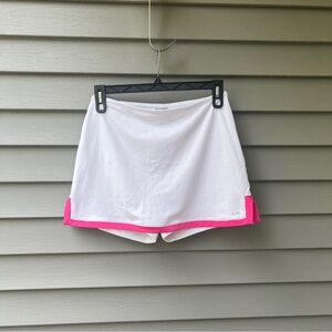 Champion Tennis Golf Skort White Pink Mini Sport Skirt Women's Size M